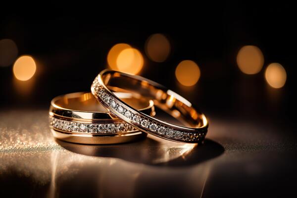 Wedding rings deals pair
