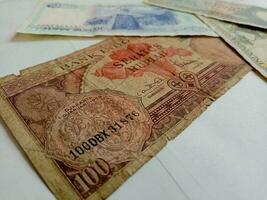 Isolated money of Indonesia. Rupiah currency photo