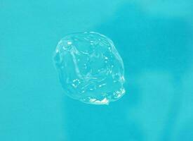 Clear gel isolated. Transparent moisturizer liquid element photo