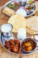 Delicious Indian food photo