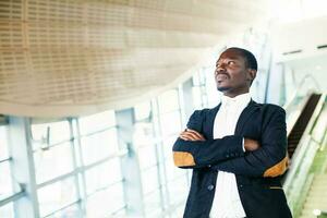 standing black man professional photo