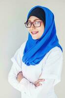 muslim female doctor's portrait photo