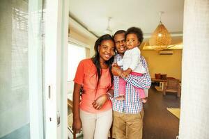 Beautiful afro family photo