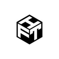 FTI letter logo design in illustration. Vector logo, calligraphy designs for logo, Poster, Invitation, etc.
