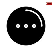 button glyph icon vector