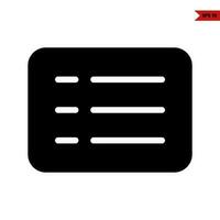 paper document glyph icon vector