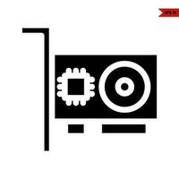 camera glyph icon vector