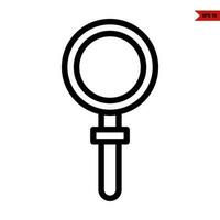 search bar  line icon vector