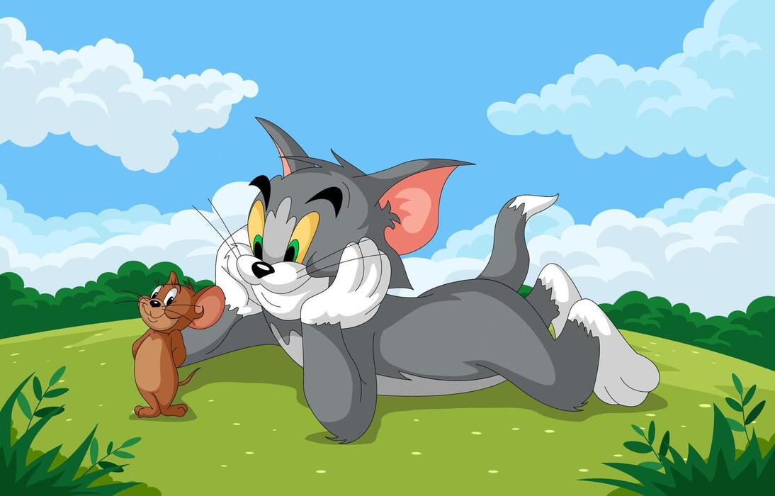 Tom And Jerry Cartoon Vector Art, Icons, and Graphics for Free Download