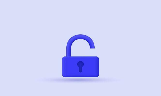 Blue Lock Vector Art Icons and Graphics for Free Download