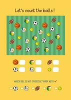 nursery worksheet, learning to count and tracing numbers vector