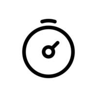 Simple Stopwatch icon. The icon can be used for websites, print templates, presentation templates, illustrations, etc vector