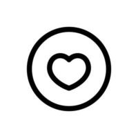Simple Love icon. The icon can be used for websites, print templates, presentation templates, illustrations, etc vector