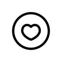 Simple Love icon. The icon can be used for websites, print templates, presentation templates, illustrations, etc vector