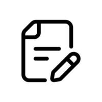 sencillo deberes icono. el icono lata ser usado para sitios web, impresión plantillas, presentación plantillas, ilustraciones, etc vector