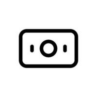 Simple Money icon. The icon can be used for websites, print templates, presentation templates, illustrations, etc vector