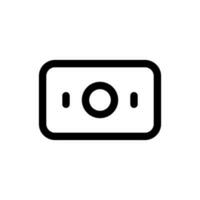 Simple Money icon. The icon can be used for websites, print templates, presentation templates, illustrations, etc vector