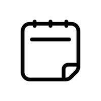 Simple Calendar icon. The icon can be used for websites, print templates, presentation templates, illustrations, etc vector