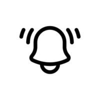 sencillo campana icono. el icono lata ser usado para sitios web, impresión plantillas, presentación plantillas, ilustraciones, etc vector