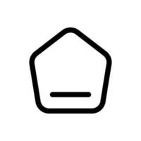 Simple Home icon. The icon can be used for websites, print templates, presentation templates, illustrations, etc vector