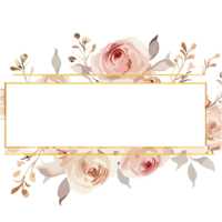 Flower border  transparent background png