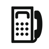 Telephone icon transparent background png