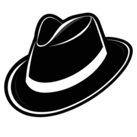 fedora chapéu transparente fundo png