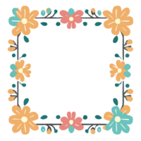 Blume Rand transparent Hintergrund png