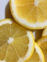limón fondo, antecedentes con cortar limones foto