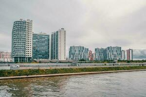 Residential neighborhood in the South-West of Saint Petersburg photo