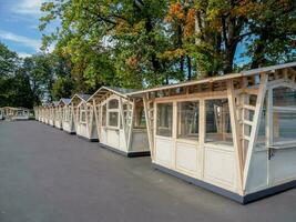 Empty shopping stalls, pandemic crisis, lack of tourists photo