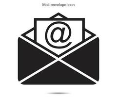 Mail envelope icon Chess board checkerboard, chessboard, planes. Abstract concept graphic. Vector illustration