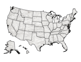 United State of america map . png