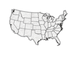 United State of america map . png