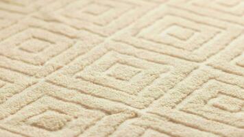 closeup loopable background of beige soft cotton towel video