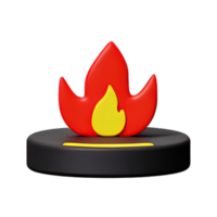 3d Lagerfeuer Symbol png