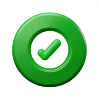 3d icon check mark png