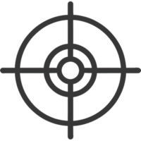 Ziel und Tor Symbole png