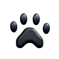 3d mascota pata png