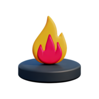 3d Lagerfeuer Symbol png