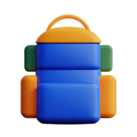 3d Tasche draussen Camping png