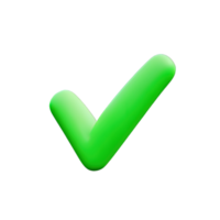 3d icon check mark png