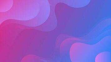 Abstract Gradient purple blue liquid Wave Background vector