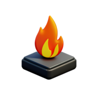 3d Lagerfeuer Symbol png