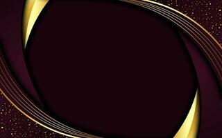 luxury background diagonal dynamic layer with elegant glow golden effect vector