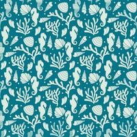 ocean life pattern vector