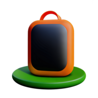 3d Tasche draussen Camping png