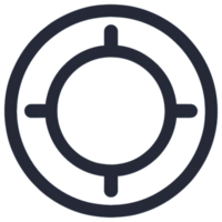 Ziel und Tor Symbole png