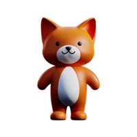 carino gatto 3d png