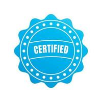 certificado Insignia sello diseño, aprobado Insignia sello, aceptado Insignia sello vector